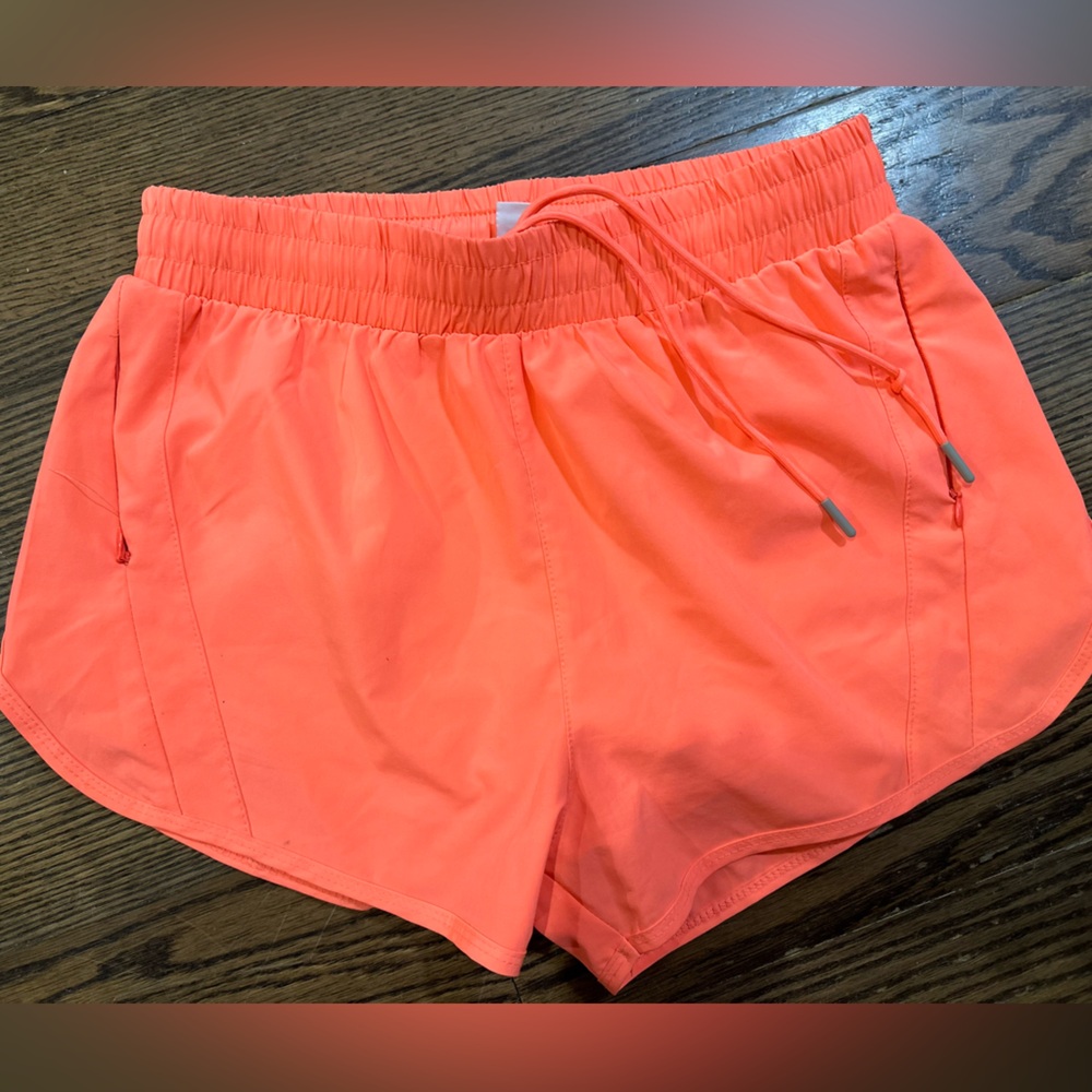 Coral Athletic shorts size large (runs like an 8)